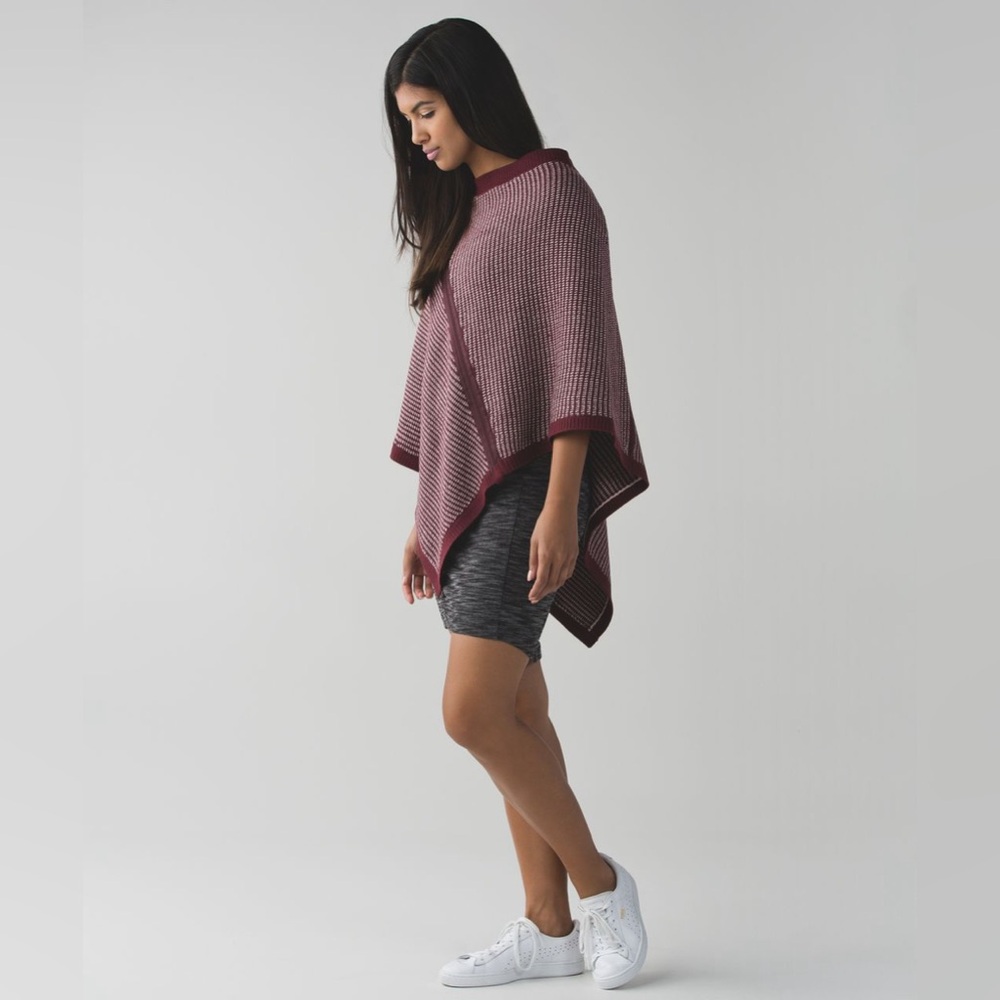 EUC Lululemon On the Go Scarf | Butter Pink/Bordeaux Drama/Wine Berry | One Size